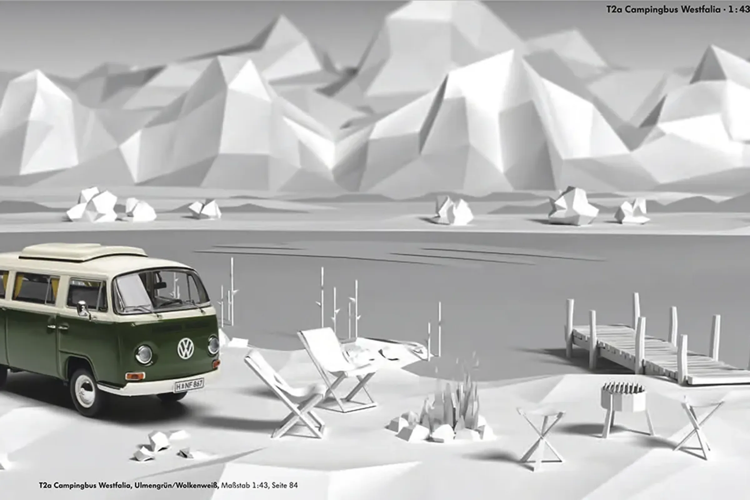 Volkswagen werbefotografie-volkswagen-miniaturen-bulli-grün